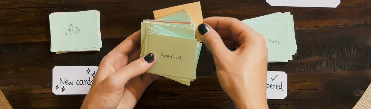 Putting the blank card at the bottom of deck 5.